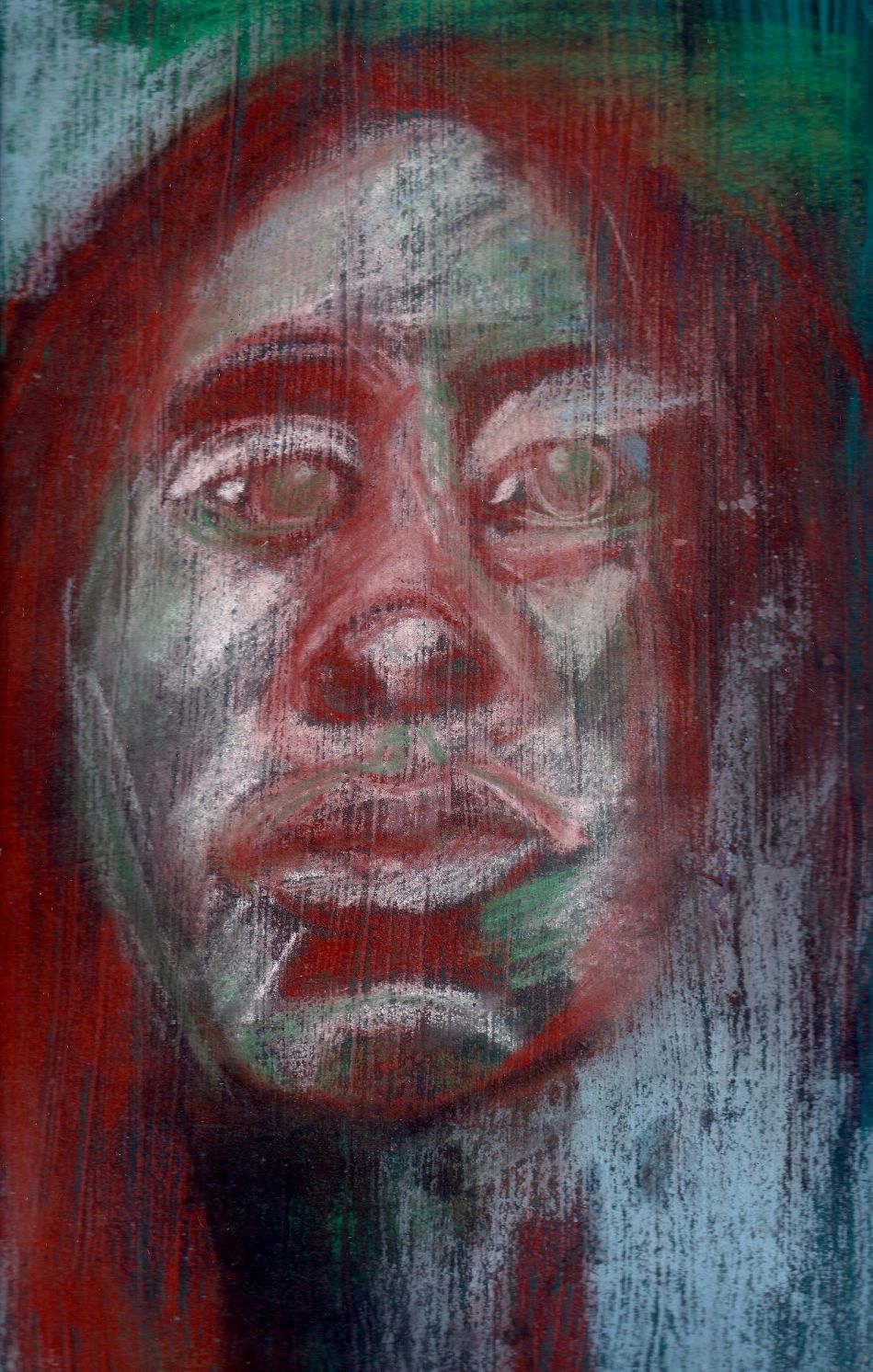 Soft Pastel - 8” x 6” Black Man Portraiture 8- Inner World