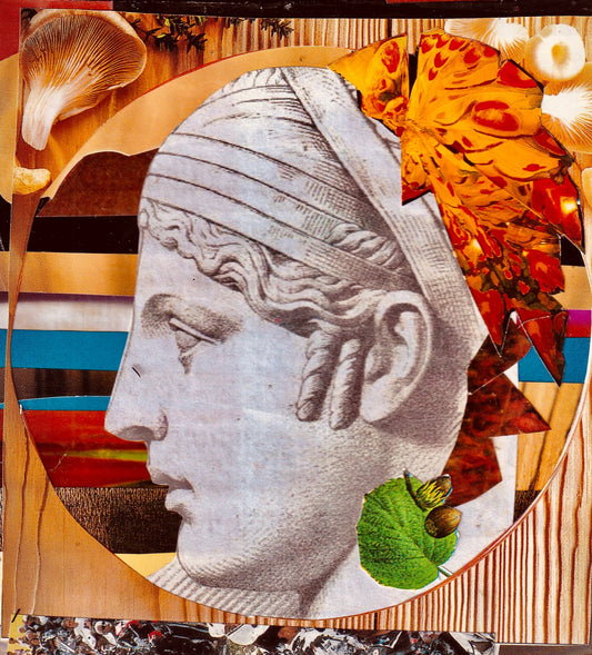 Traditional Human Handmade Collage Print 1 - Aphrodite again